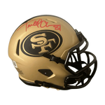 
Terrell Owens San Francisco 49ers Autographed Rave Mini Speed Helmet - Beckett COA — Front