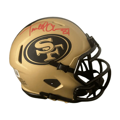 Terrell Owens San Francisco 49ers Autographed Rave Mini Speed Helmet - Beckett COA