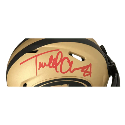 Terrell Owens San Francisco 49ers Autographed Rave Mini Speed Helmet - Beckett COA