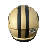 
Terrell Owens San Francisco 49ers Autographed Rave Mini Speed Helmet - Beckett COA — Label