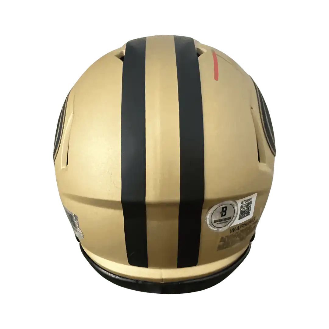 Terrell Owens San Francisco 49ers Autographed Rave Mini Speed Helmet - Beckett COA