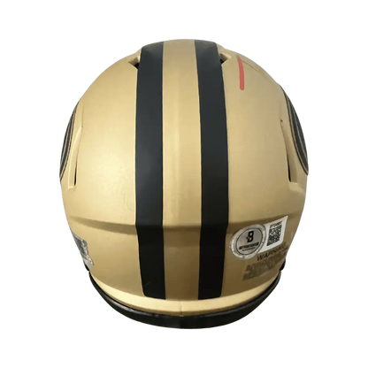 Terrell Owens San Francisco 49ers Autographed Rave Mini Speed Helmet - Beckett COA