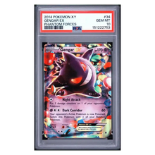 Gengar EX PSA 10 2014 Pokemon XY Phantom Forces Card #34