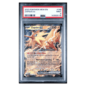 Zapdos ex PSA 9 2023 Pokemon Mew Card #145