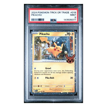 Pikachu PSA 9 2024 Pokemon Trick or Trade Card #018