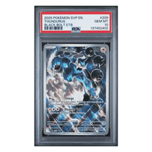 Thundurus PSA 10 2025 Pokemon Scarlet & Violet Promo Black Bolt ETB Card #209