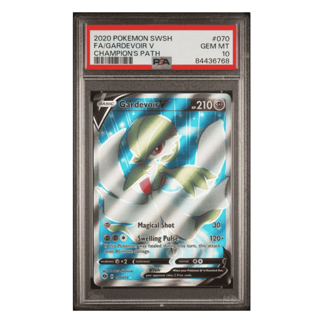 Full Art Gardevoir V PSA 10 2020 Pokemon Sword & Shield Champion's Path Card #070