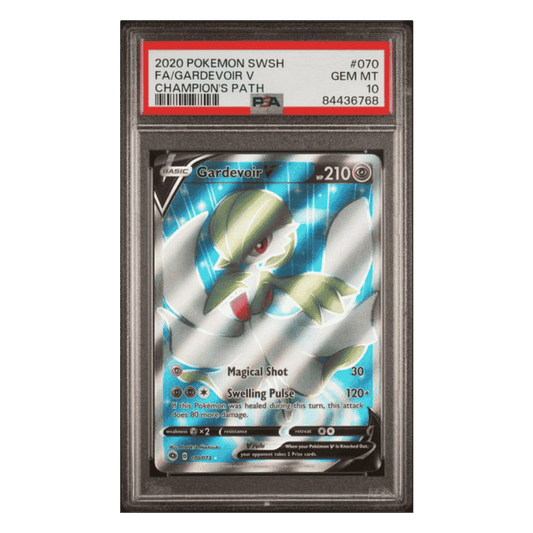 Full Art Gardevoir V PSA 10 2020 Pokemon Sword & Shield Champion's Path Card #070