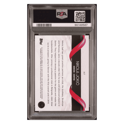 Nikola Jokic PSA 10 2023 Topps Chrome Helix SSP Card #H7