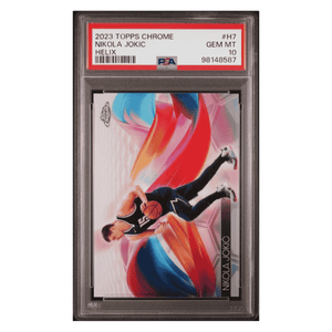 Nikola Jokic PSA 10 2023 Topps Chrome Helix SSP Card #H7