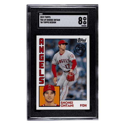 Shohei Ohtani SGC 8 2019 Topps '84 Design Card #T84-69