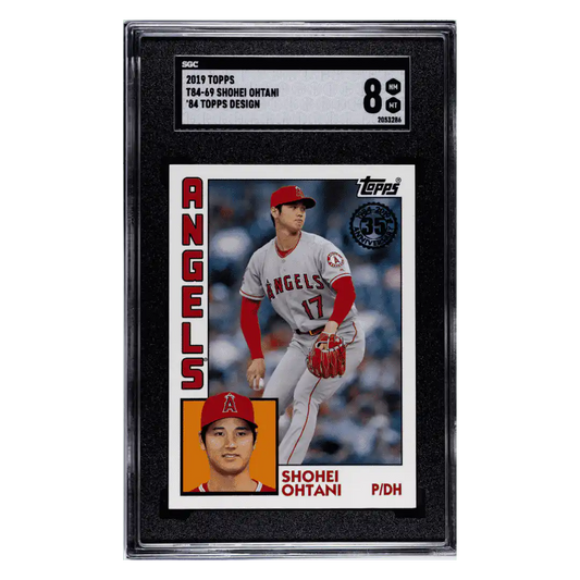 Shohei Ohtani SGC 8 2019 Topps '84 Design Card #T84-69