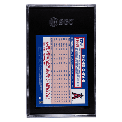 Shohei Ohtani SGC 8 2019 Topps '84 Design Card #T84-69