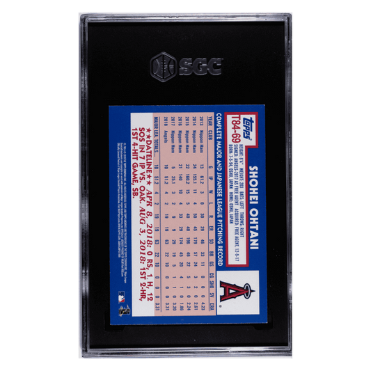 Shohei Ohtani SGC 8 2019 Topps '84 Design Card #T84-69