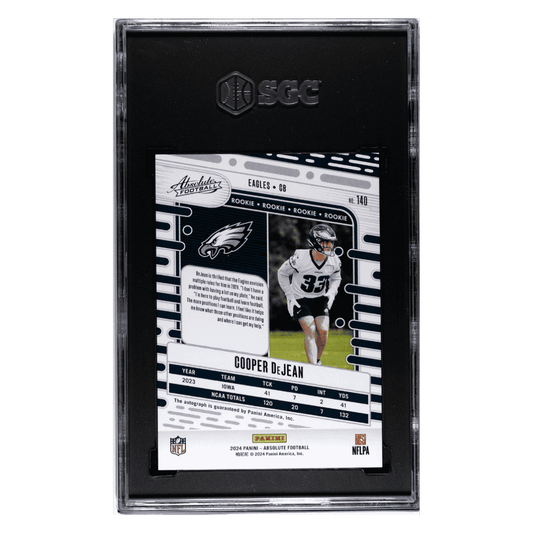 Cooper DeJean SGC 9.5 2024 Panini Absolute Autographed Card #140