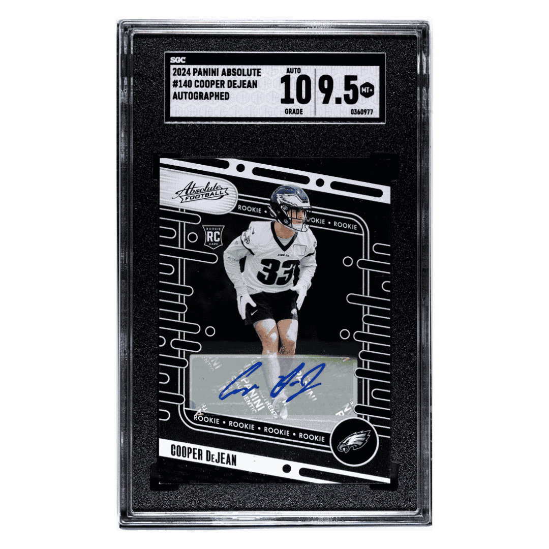 Cooper DeJean SGC 9.5 2024 Panini Absolute Autographed Card #140