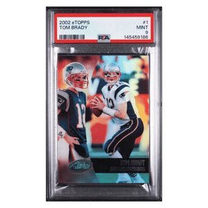 Tom Brady PSA 9 2002 eTopps Card #1