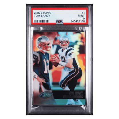 Tom Brady PSA 9 2002 eTopps Card #1