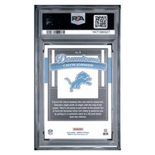 Calvin Johnson PSA 9 2025 Panini Donruss Downtown! Card #4