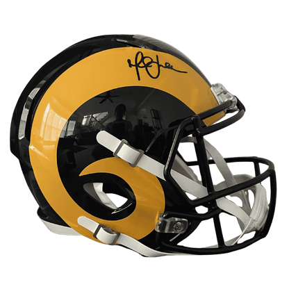 Marshall Faulk St Louis Rams Autographed Full Size Replica Helmet - JSA COA