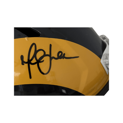 Marshall Faulk St Louis Rams Autographed Full Size Replica Helmet - JSA COA