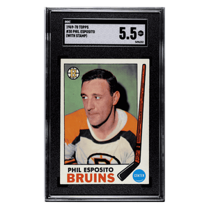 Phil Esposito SGC 5.5 1969-70 Topps - With Stamp Card #30