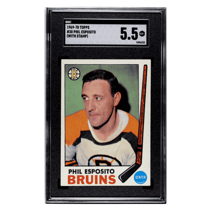 Phil Esposito SGC 5.5 1969-70 Topps - With Stamp Card #30