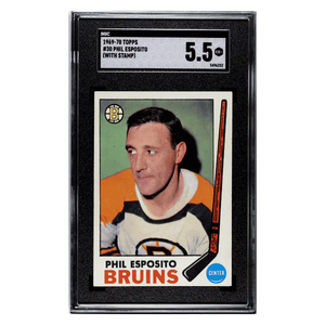 Phil Esposito SGC 5.5 1969-70 Topps - With Stamp Card #30