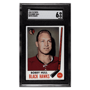 Bobby Hull SGC 6 1969-70 Topps - With Stamp Card #70