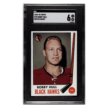 Bobby Hull SGC 6 1969-70 Topps - With Stamp Card #70