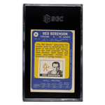 
Red Berenson SGC 4 1969-70 Topps - With Stamp Card