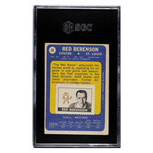 Red Berenson SGC 4 1969-70 Topps - With Stamp Card #20