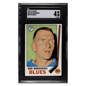 Red Berenson SGC 4 1969-70 Topps - With Stamp Card #20