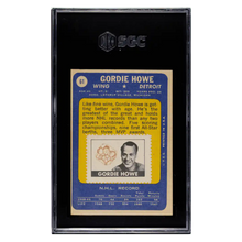 Gordie Howe SGC 5.5 1969-70 Topps - With Stamp Card #61