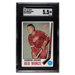 
Gordie Howe SGC 5.5 1969-70 Topps - With Stamp Card