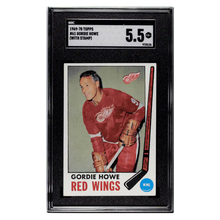 Gordie Howe SGC 5.5 1969-70 Topps - With Stamp Card #61