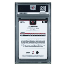 Ayo Dosunmu PSA 9 2025 Topps Sapphire Black #d/ 10 Card #95