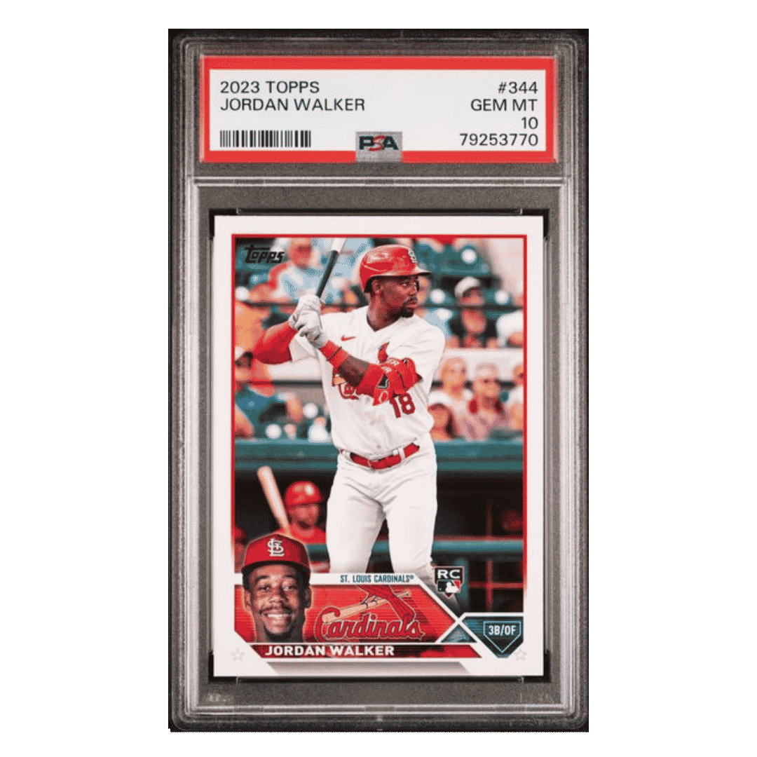 Jordan Walker PSA 10 2023 Topps Rookie RC Card #344