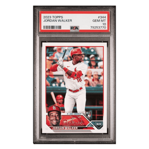 Jordan Walker PSA 10 2023 Topps Rookie RC Card #344