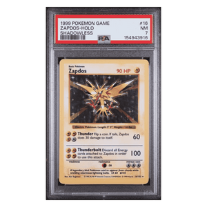 Zapdos - Holo PSA 7 1999 Pokemon Game Shadowless Card #16
