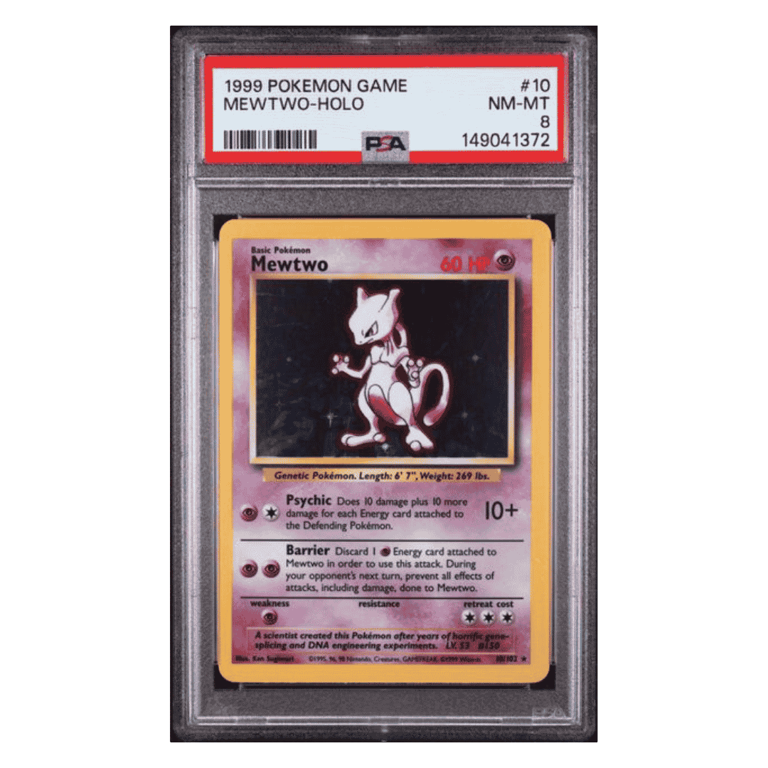 Mewtwo - Holo PSA 8 1999 Pokemon Game Card #10