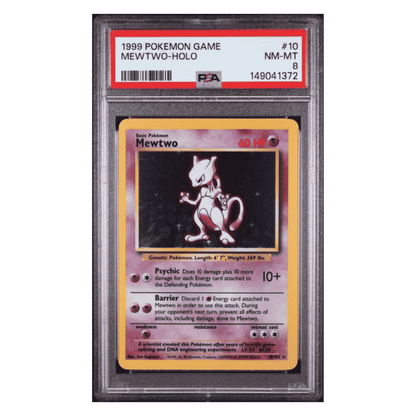 Mewtwo - Holo PSA 8 1999 Pokemon Game Card #10
