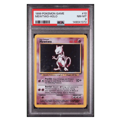 Mewtwo - Holo PSA 8 1999 Pokemon Game Card #10