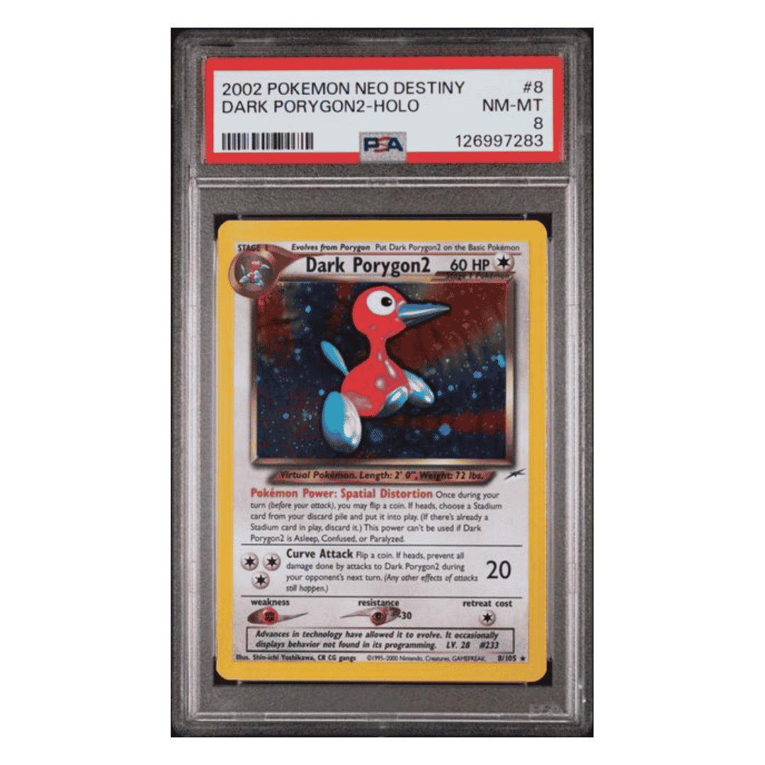 Dark Porygon2 - Holo PSA 8 2002 Pokemon Neo Destiny Card #8