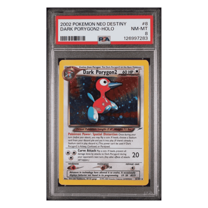 Dark Porygon2 - Holo PSA 8 2002 Pokemon Neo Destiny Card #8