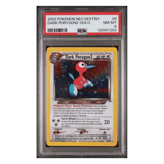 Dark Porygon2 - Holo PSA 8 2002 Pokemon Neo Destiny Card #8