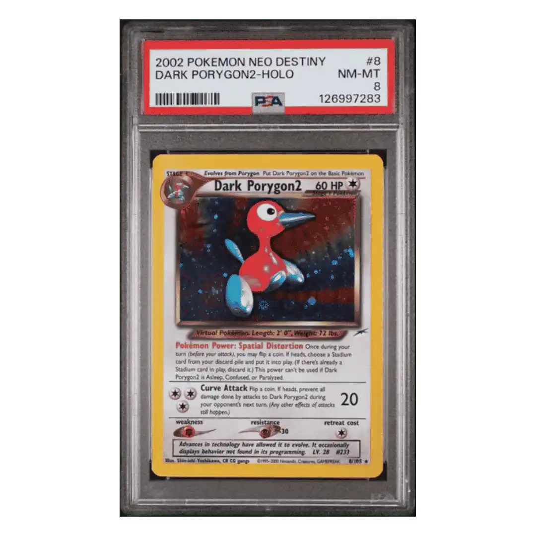 Dark Porygon2 - Holo PSA 8 2002 Pokemon Neo Destiny Card #8