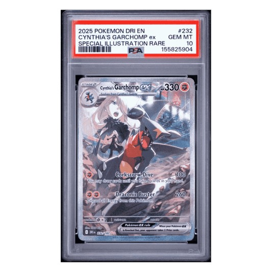 Cynthia's Garchomp ex PSA 10 2025 Pokemon Destined Rivals Special Illustration Rare Card #232