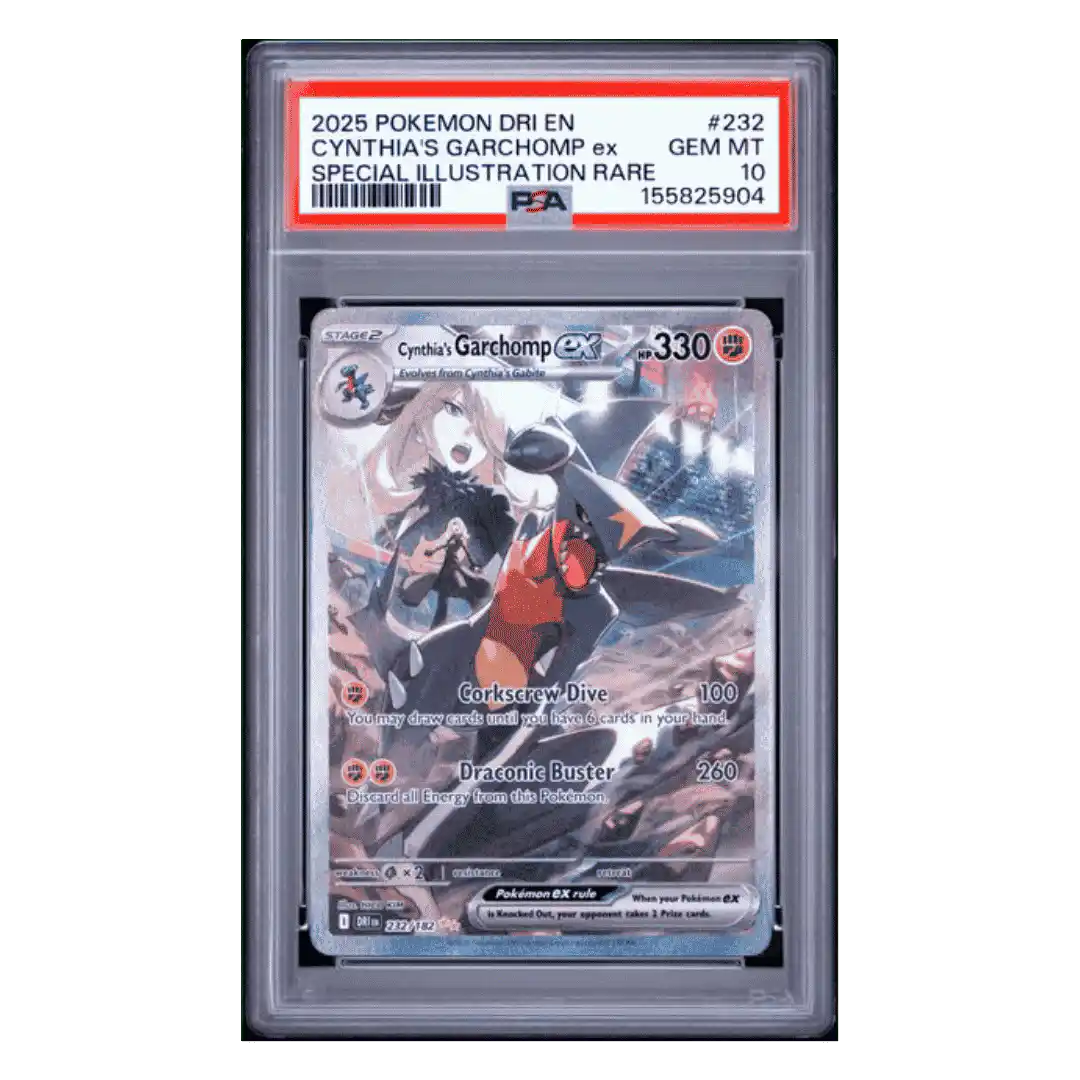 Cynthia's Garchomp ex PSA 10 2025 Pokemon Destined Rivals Special Illustration Rare Card #232