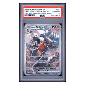 Cynthia's Garchomp ex PSA 10 2025 Pokemon Destined Rivals Special Illustration Rare Card #232
